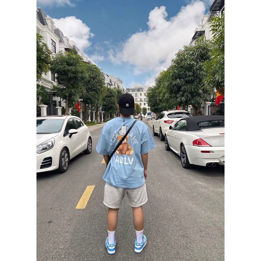 Áo Thun ADLV Unisex From Rộng Cao Cấp Bền Màu 1Kenz