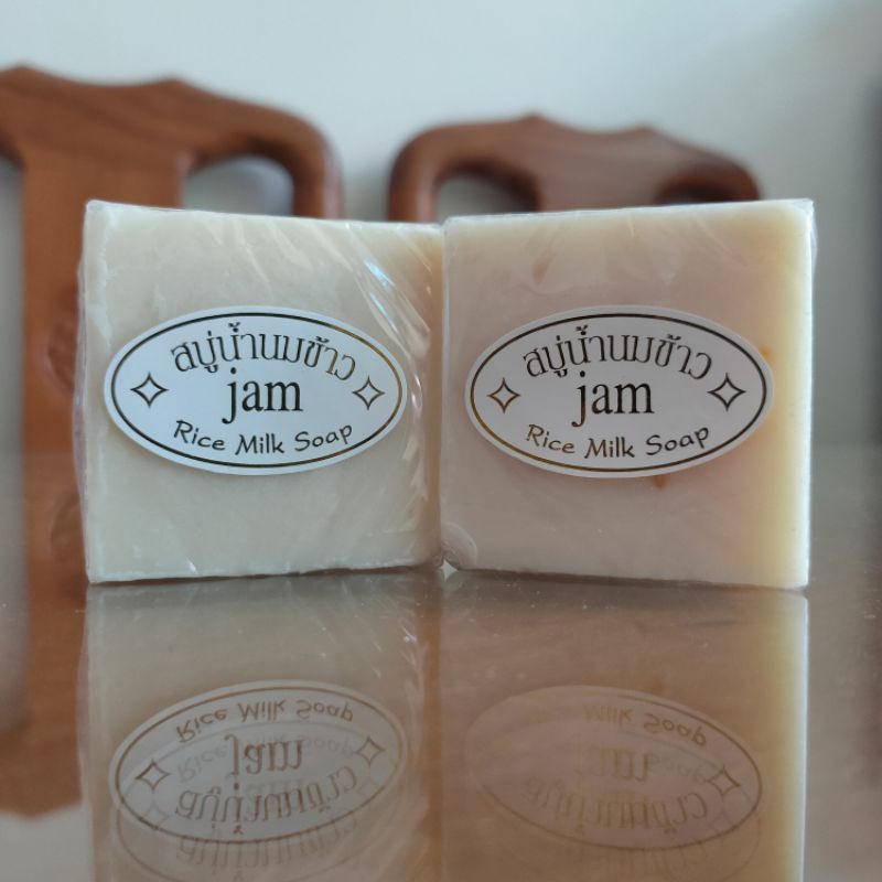 Xà Phòng Cám Gạo Thái Lan JAM RICE MILK SOAP 65gr | BigBuy360 - bigbuy360.vn