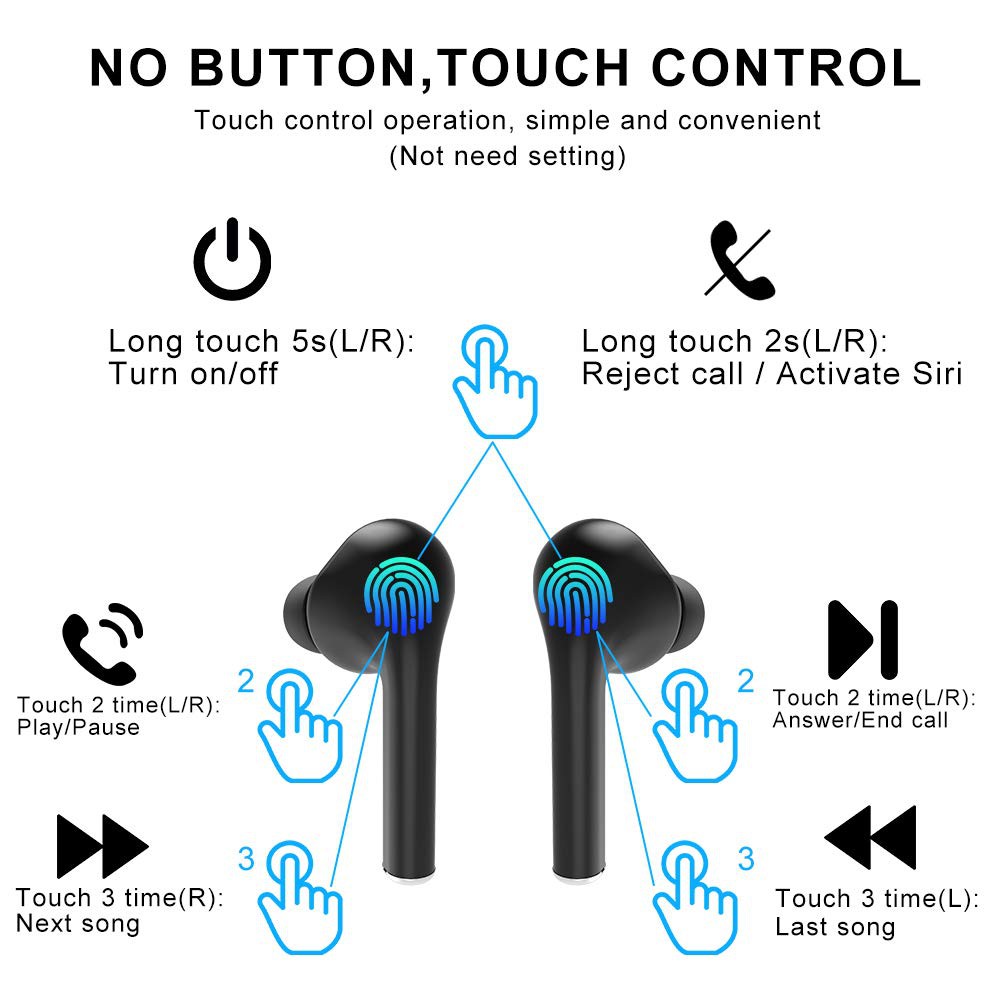 Tai Nghe Không Dây KCO M16 TWS Bluetooth V5.0 Cao Cấp | BigBuy360 - bigbuy360.vn