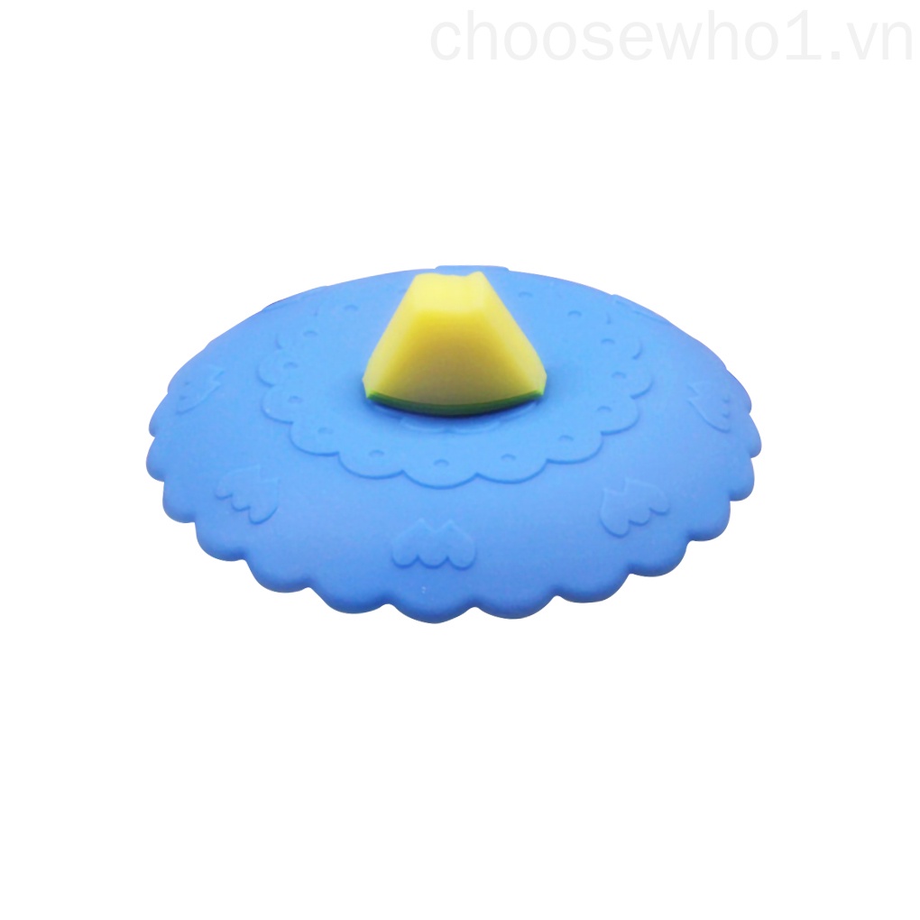 Nắp Đậy Cốc Nước Bằng Silicon Chống Bụi Chống Rò Rỉ Có Thể Tái Sử Dụng In Họa Tiết Hoạt Hình Dễ Thương Choosewho1