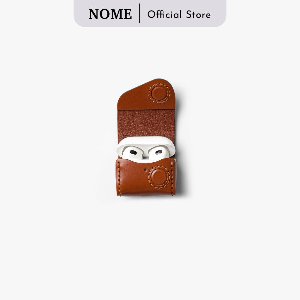 Bao Da Airpod NOME 3 Leather Case