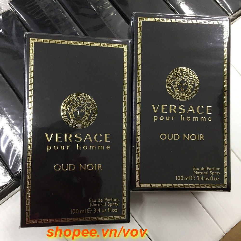 Nước Hoa Nam 100Ml Versace Pour Homme Oud Noir 100% Chính Hãng.