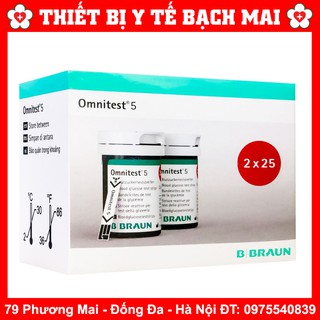 Que Thử Đường Huyết Omnitest 5 B.Braun
