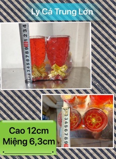 Đèn cầy ly Cá