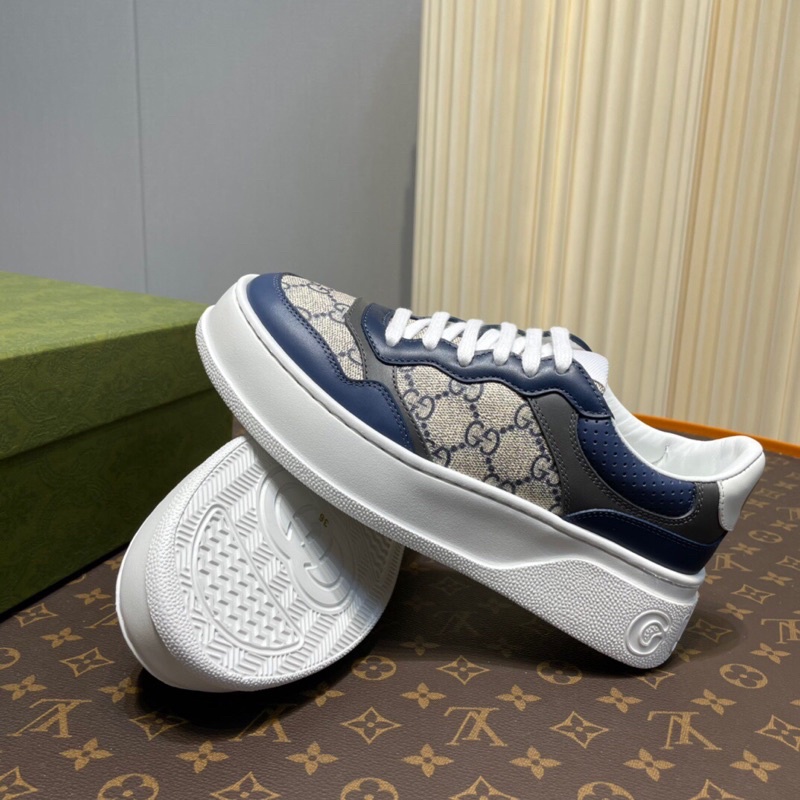 Giày thể thao cho nam và nữ thương hiệu Gucci GC/GG cao cấp mẫu mới vải phối da êm chân thoáng khí