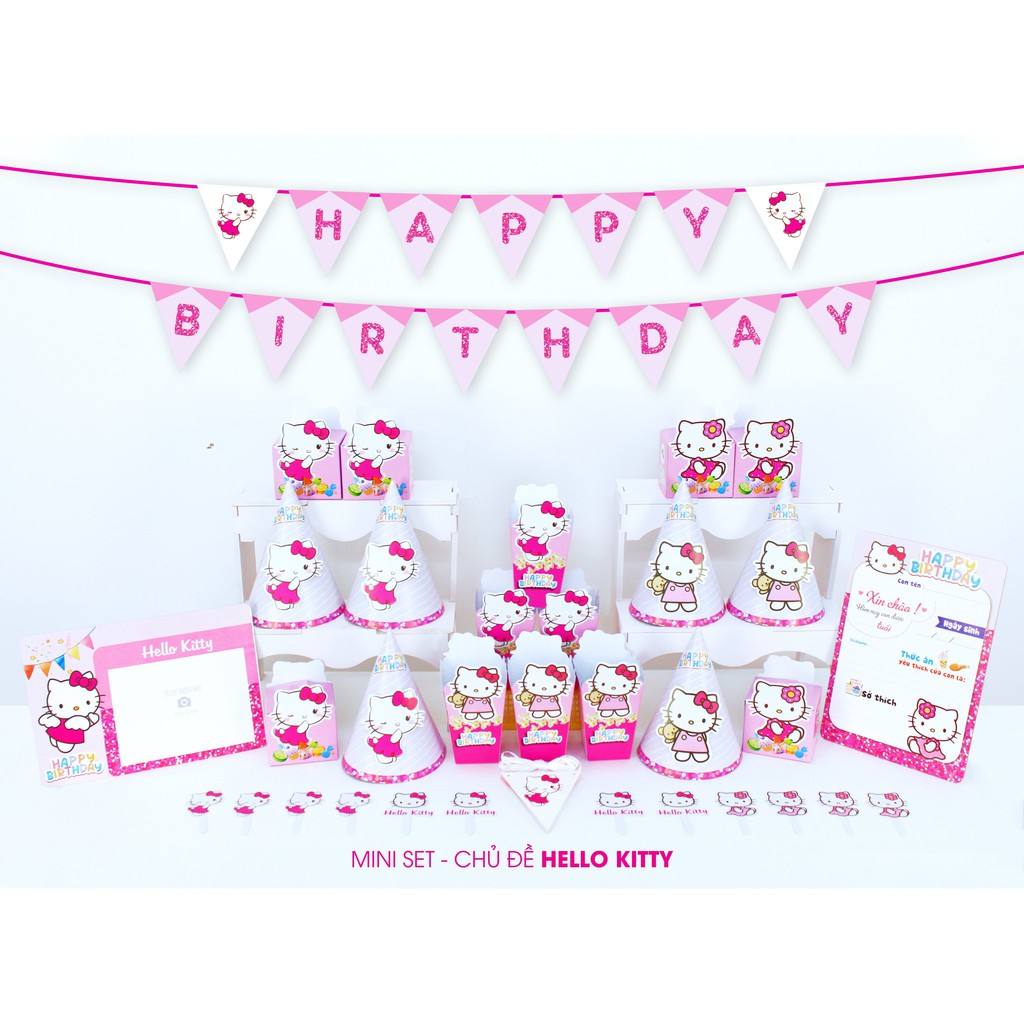 Set mega trang trí sinh nhật cho bé mọi chủ đề: Baby boss, phi hành gia, Baby Shark, Baby Girl, Trâu Hồng, Unicorn