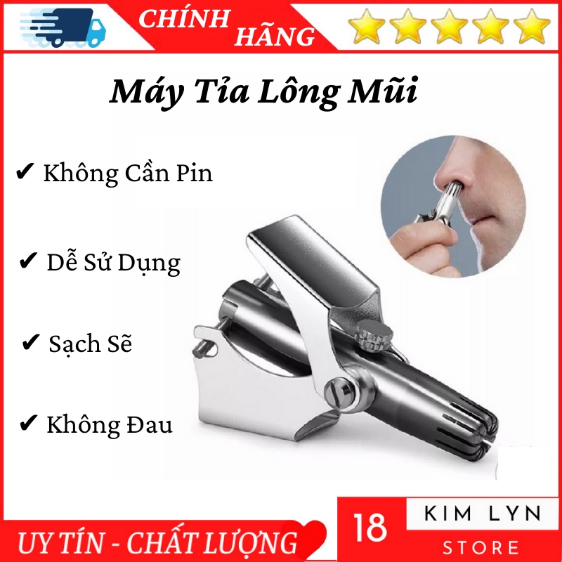 Máy Tỉa Lông Mũi Cầm Tay , Máy Tỉa Lông Mũi Bằng Thép Không Gỉ An Toàn