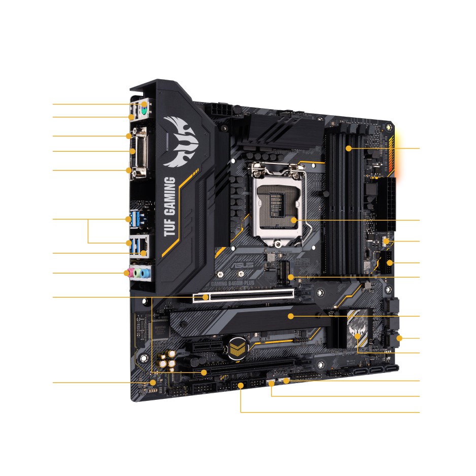 Main Asus TUF Gaming B460M Plus socket 1200 Chính Hãng Viết Sơn Phân Phối