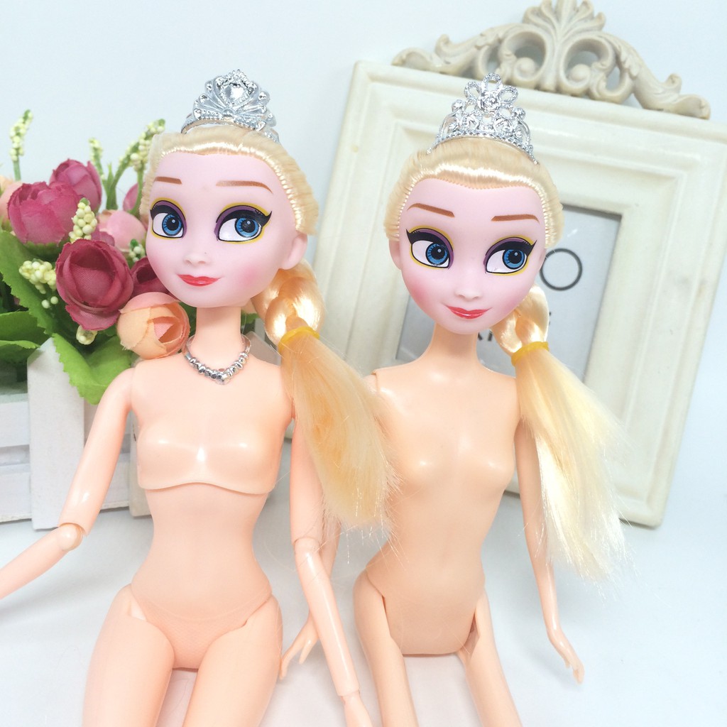 phụ kiện trang trí bánh , búp bê công chúa elsa trang trí bánh kem