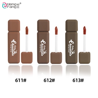 Son môi HENGFANG H9422-H7059 chất son mềm mịn thiết kế vỏ hình socola xinh xắn 3.5g