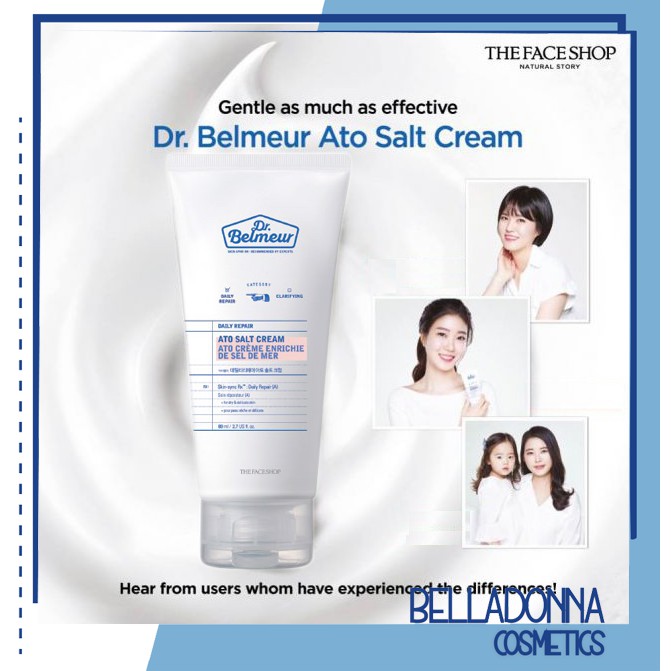 Kem Dưỡng Dành Cho Da Nhạy Cảm The Face Shop Dr.Belmeur Daily Repair Ato Salt Cream 80ml
