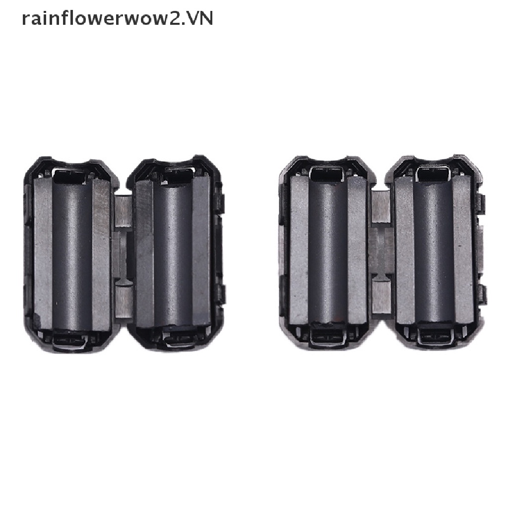 Bộ 2 Vòng Lọc Tiếng Ồn RFI EMI Màu Đen 5mm Dạng Kẹp Tiện Dụng