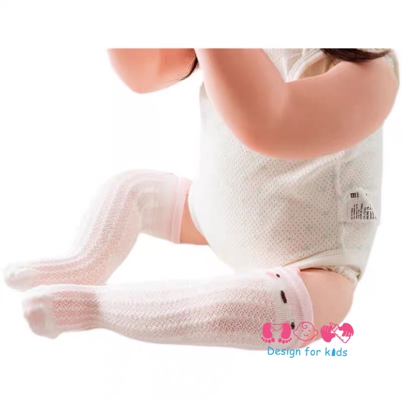 Tất lưới cao cổ chống muỗi, tất kết hợp cùng bộ body chip cho bé yêu