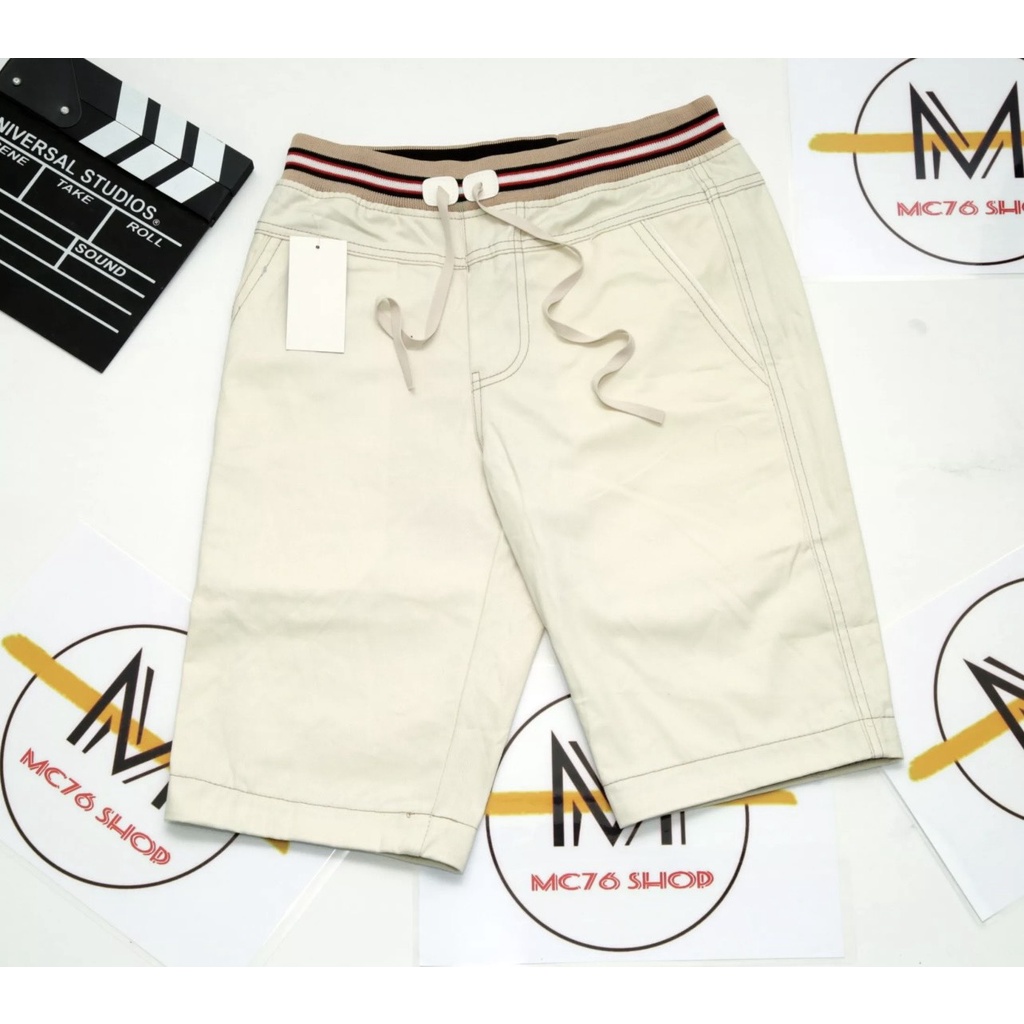 Quần short kaki nam lưng thun MC76,quần đùi nam mặc nhà phong cách hàn quốc