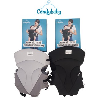 Địu em bé 3 tư thế có đỡ cổ sơ sinh ComfyBaby CF-BK010