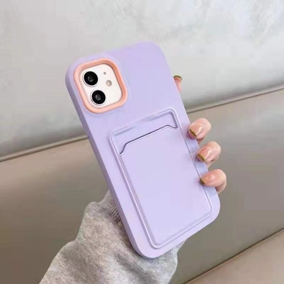 iPhone 13 Pro Max Ốp điện thoại có ngăn đựng thẻ cho Iphone 12 Mini Pro Max 11 Pro Max Xr Xs Max 6 7 8 Plus | BigBuy360 - bigbuy360.vn