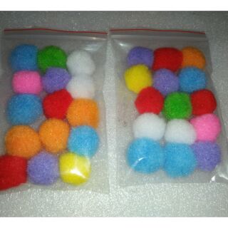 Hạt pom pom 2cm trang trí slime
