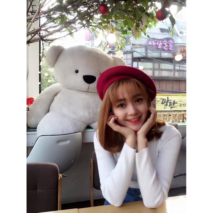 MŨ NỒI BERET DẠ DÀY XỊN