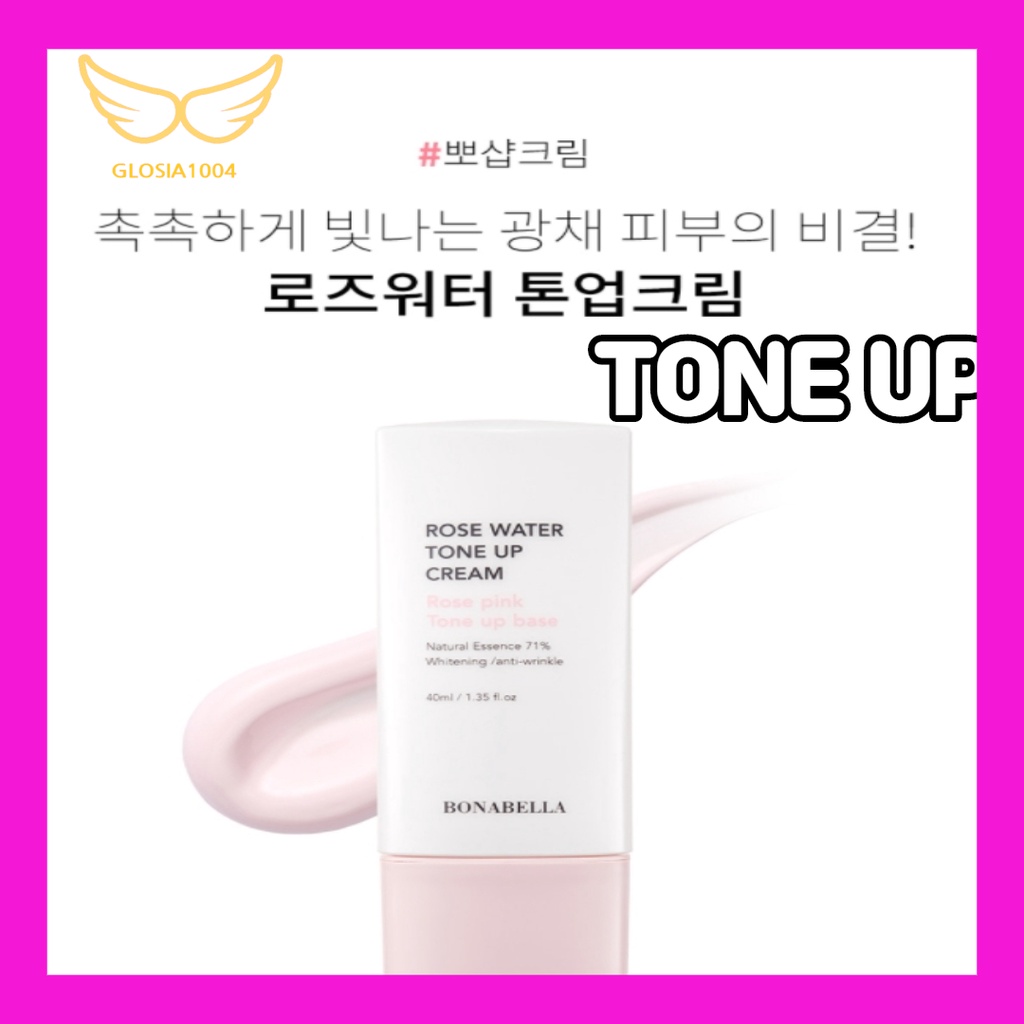 Bonabella / Rose Water Tone Up Cream 40ml / Whitening / anti-wrinkle BB