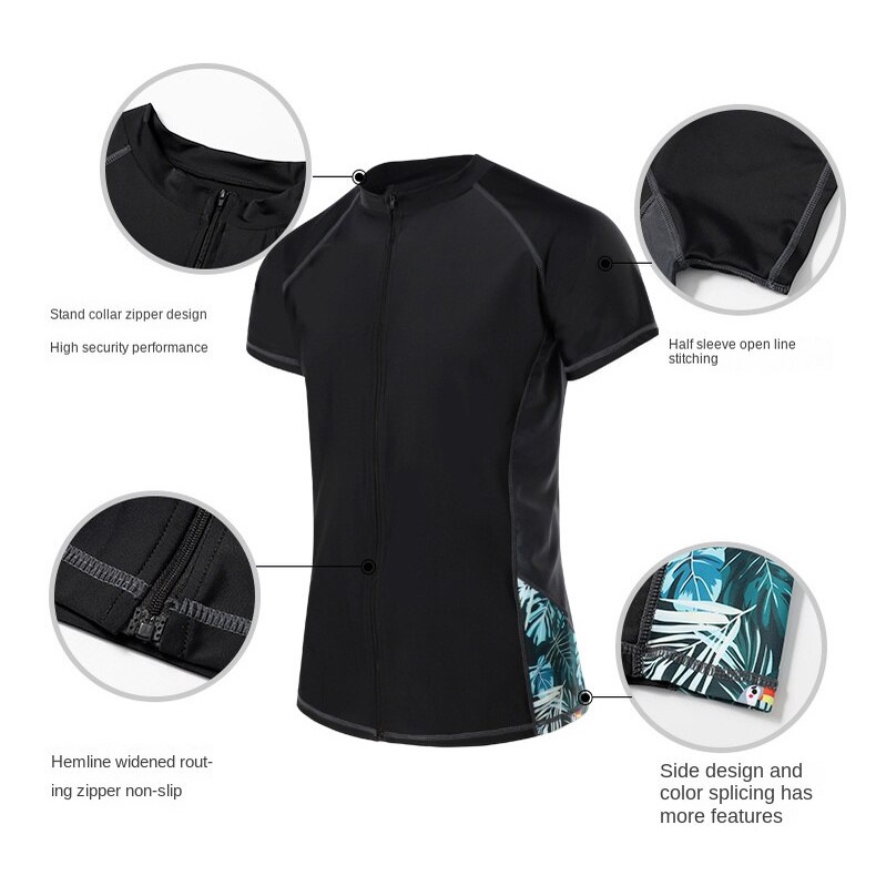 Bộ Đồ Bơi Áo + Quần Size Lớn 60-185KG Cho Nam Tập Bơi