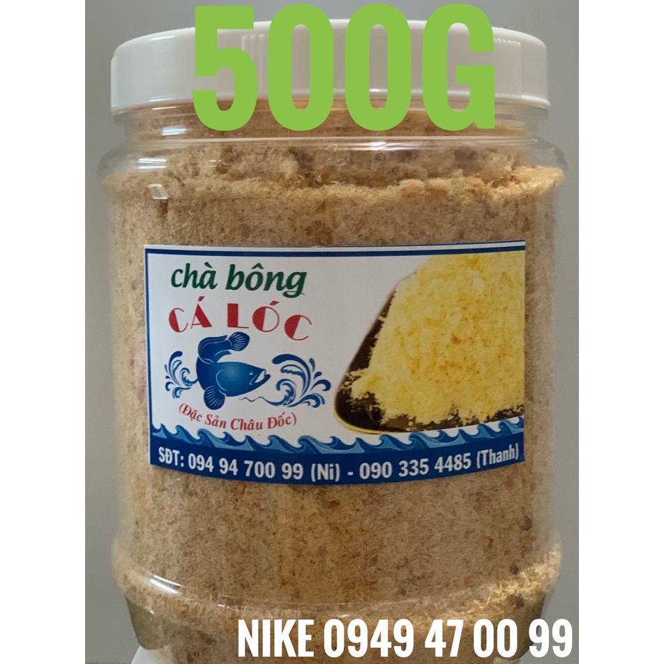 Chà Bông Cá Lóc Đặc Biệt 500G  Puree Snakehead