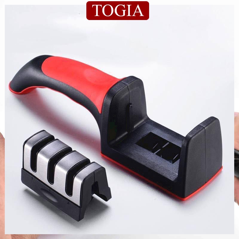 Dụng Cụ Mài Dao 3 Rãnh Sắc Bén, Máy Mài Dao Bằng Tay Mài Nhanh Tiện Lợi TOGIA