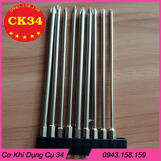 Bộ 9 mũi tô vít bake hãng BROPPE dài 150mm cho khoan pin, điện