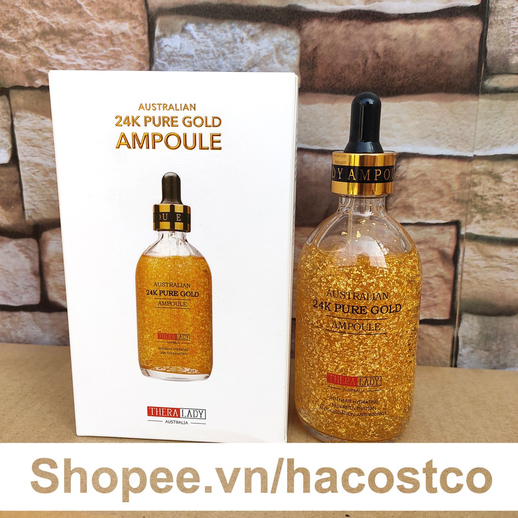 Serum dưỡng da Thera Lady Australian 24K Pure Gold Ampoule 100ml Của Úc - Serum