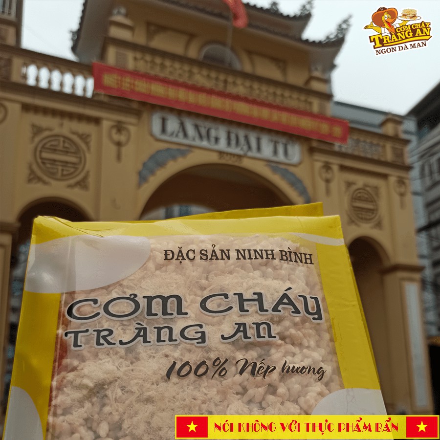 [Đặc sản Ninh Bình] Cơm cháy Tràng An 200g vừa ruốc