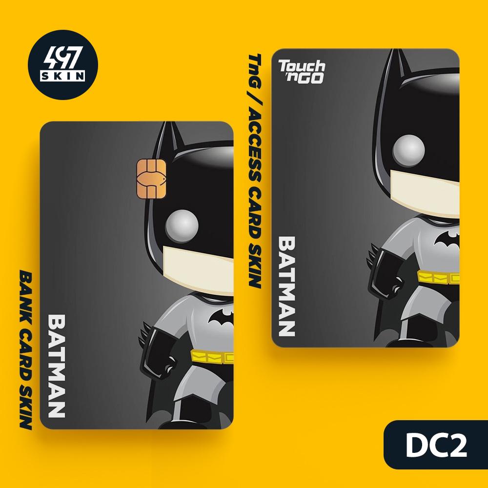 Skin Card DC Superheroes  - Miếng Dán ATM, Thẻ Xe, Thẻ Từ, Thẻ Chung Cư - Chất Liệu Chống Xước - Chống Nước