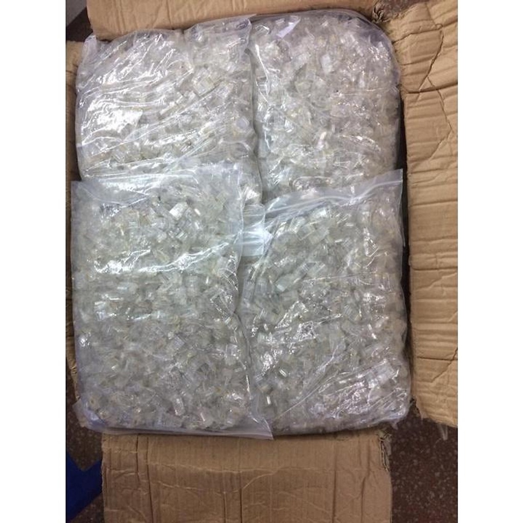 Hạt mạng nhựa RJ45 COB túi 1000 hạt