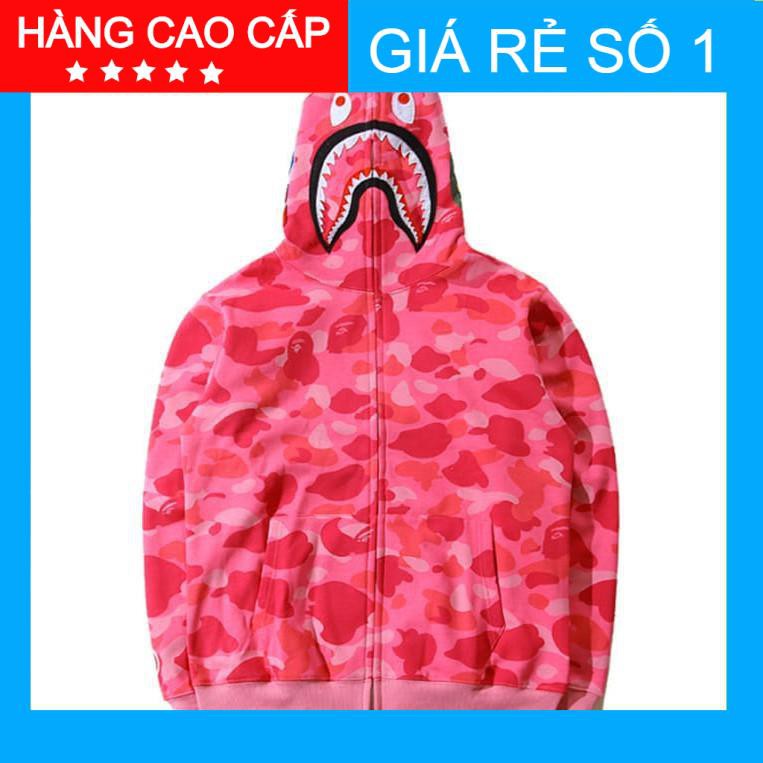 ⚡️[Freeship - Full Tag Túi]⚡️ Áo khoác Bape camo hồng /jacket bape camo/áo khoác bape hồng 1 màu