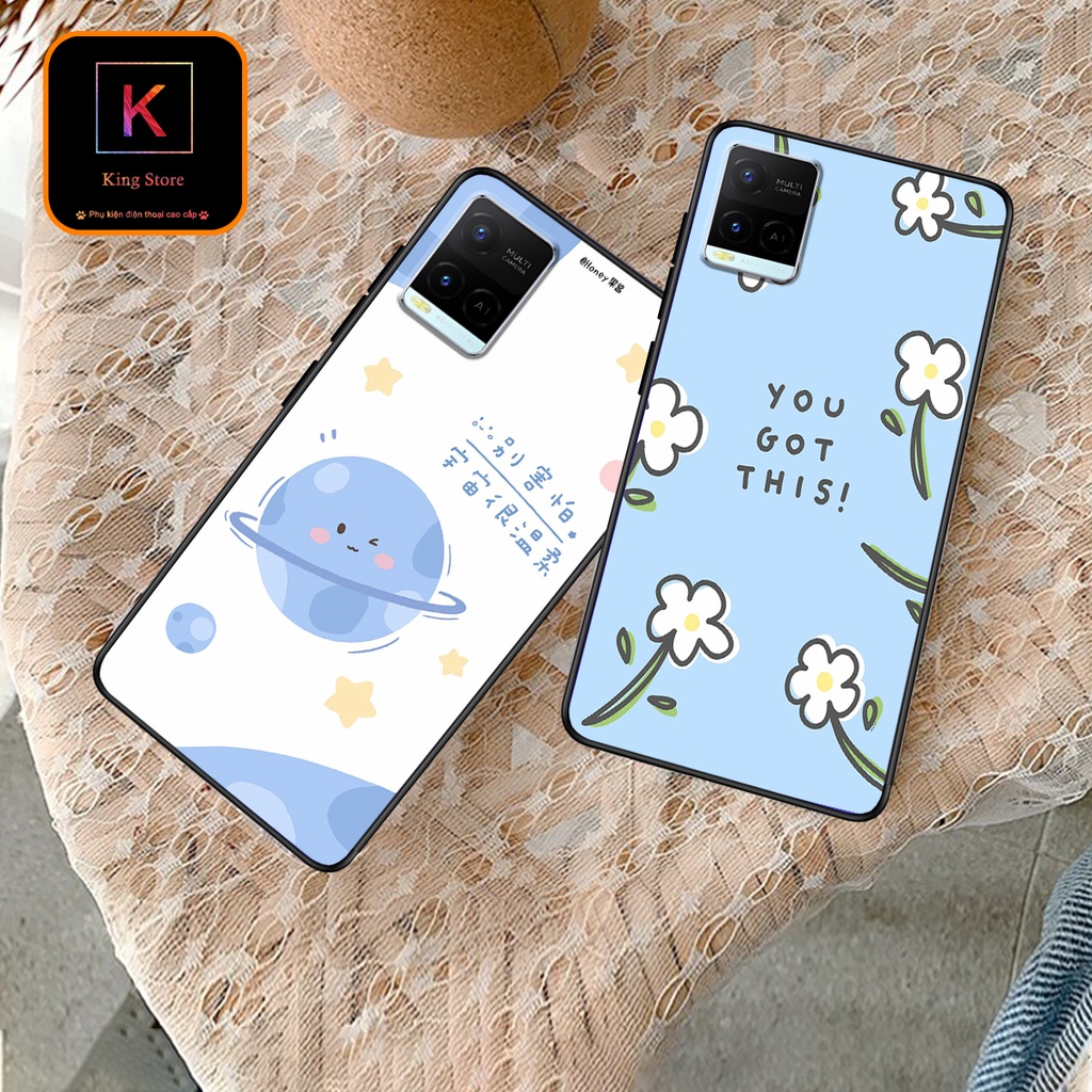 Ốp lưng Vivo Y21 - Vivo Y21s - Vivo Y33s - Ốp in hình BlueSky - lưng nhám viền TPU cao cấp