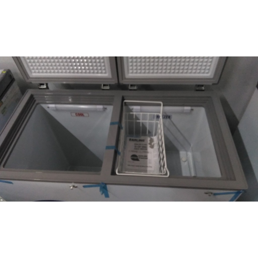 tủ đông nhỏ 250 lít 2 ngăn đông mát riêng biệt dàn lạnh ống đồng