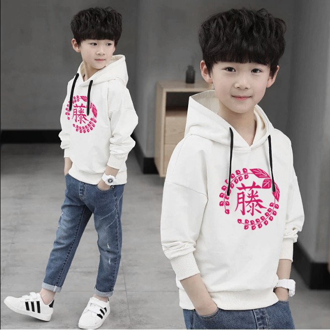 Áo Hoodie Trẻ Em WinBeen Hoa Tử Đằng Thanh Gươm Diệt Quỷ Form Rộng Vải Nỉ Dầy Ấm Phong Cách Manga