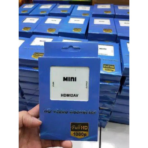 Hộp Chuyển Đổi Hdmi Sang Rca Av / Mini Hdmi2av / Mini Hdmi2av Tv Box Hdmi 2av