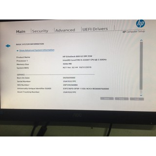 Xác máy Barebone HP EliteDesk 800G1,G2,G3,G4 Tiny + CPU