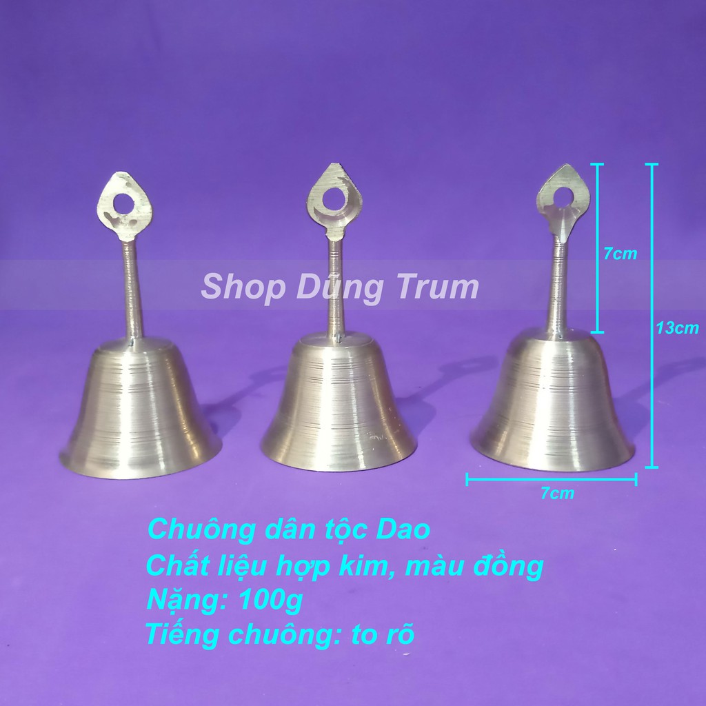 Chuông dân tộc Dao, chuông lắc có cán múa chuông dao