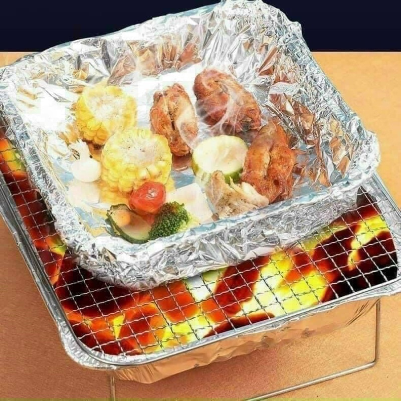 Giấy bạc nướng 10met dùng cho nồi chiên ko dầu,bếp nướng loại 1 lõi đủ
