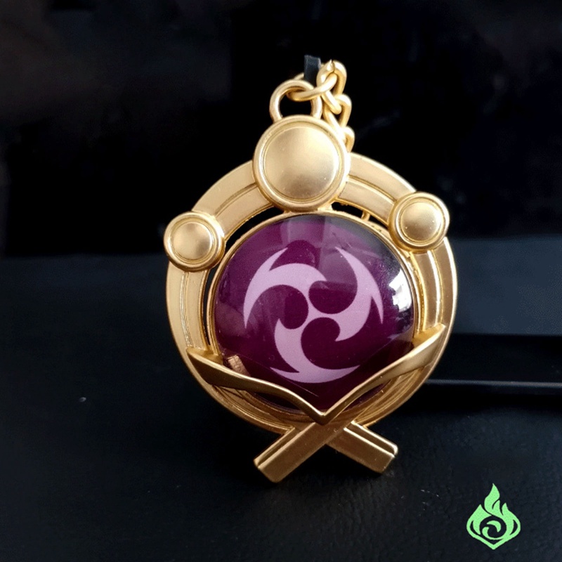 Móc Khóa Nhựa Acrylic Có Thể Tầm Nhìn Phát Sáng Hình Nhân Vật Trong Game Genshin Impact