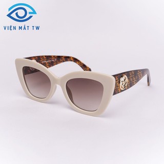 Kính mát chống UV400 nữ tính, thanh lịch mắt nâu Vienmattw1.Official - 0327