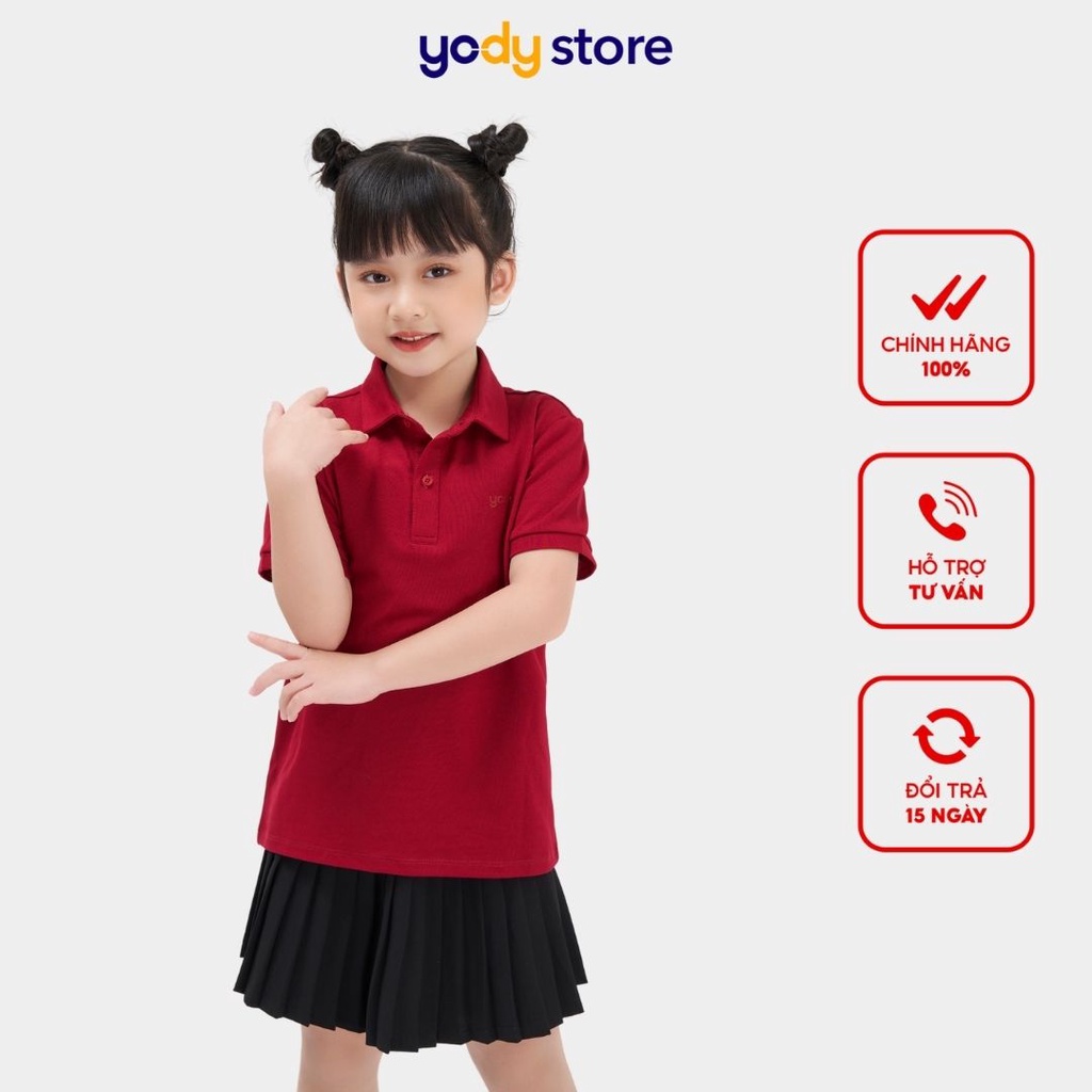 Áo Polo Cho Bé Trai Gái YODY, chất vải Cotton thoáng mát, mềm mịn APK5189