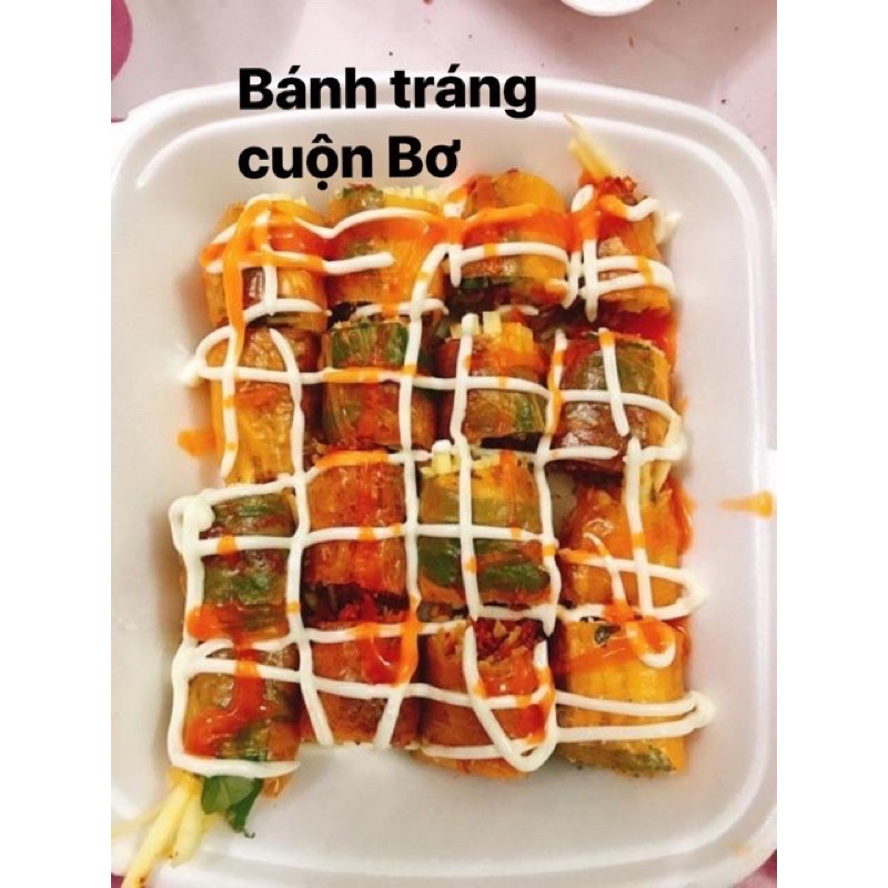 1kg vỏ Bánh tráng đỏ cuộn bơ mỏng ngon chuyên làm bánh tráng cuốn KO KÈM BƠ