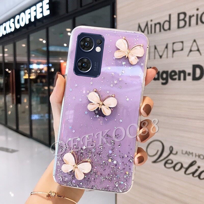 Ốp Điện Thoại Gel Mềm Lấp Lánh Cho OPPO reno 10 A18 Reno 7Z 7Z 5G A76 A55 4G 2022 Reno7 Z Reno7Z OPPOA76