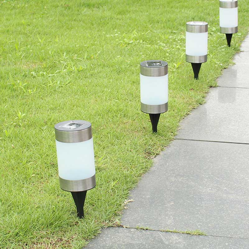 Đèn LED Năng Lượng Mặt Trời Hình Trụ Chống Thấm Nước Trang Trí Lối Đi Sân Vườn / Lối Đi Ngoài Trời / Trang Trí Sân Vườn
