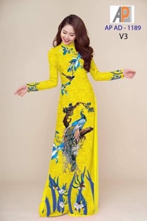 Vải áo dài lụa nhật. 250k/áo; 350k/bộ
