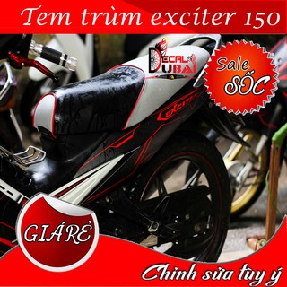 Tem Trùm Xe Exciter 4 số ( Mới Nhất )