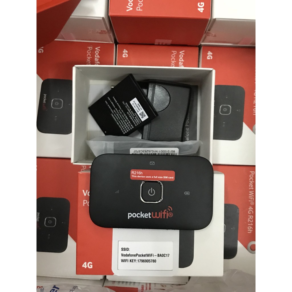 Bộ phát wifi di động 4G LTE Vodafone R216 tốc độ 150 Mbps, dùng cho 10 user cùng lúc, Pin 1500 mAh chạy liên tục | BigBuy360 - bigbuy360.vn