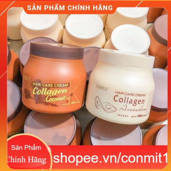 Hấp Ủ Tóc Karanz Collagen 1000ml Chính Hãng Ủ Dưỡng Tóc Karanz