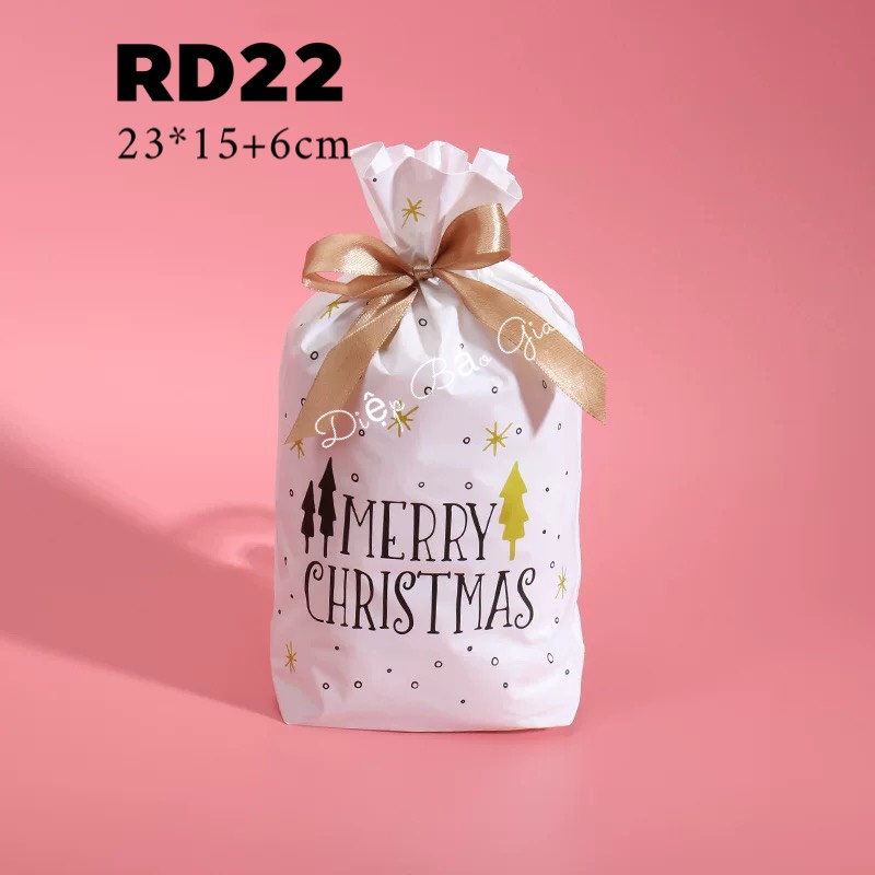 Túi rút dây Merry Christmas RD22 (50c)